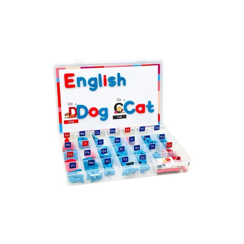 Juego Montessori De Letras Magnéticas En Inglés De 297 Pzs