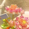 Building Block Pot Plant Educational Lifelike Colorful Beautiful Block Flower