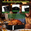 E-far Roasting Pan with Racks, Small Stainless Steel Turkey Roaster