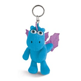 Nici 42380 Dragon Coconut Key Fob Water Dragon Wokki 10 cm Blue Approx.