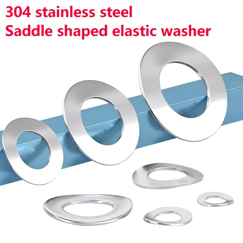 Ctyjia 20 PCS Stainless Steel Washers, M4 Wave Spring Washer,