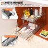 VEVOR Pull Out Cabinet Organizer, 14"Wx21"D Heavy 2 Tier Duty