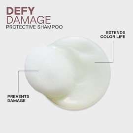 Joico Defy Damage Shampoo Protector | Para Cabello Teñido | Fortalece los Enlaces y Preserva el Color | Con Aceite de Semilla de Moringa y Arginina