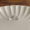 Silver Earrings, 925 Silver, 925 Silver, Hypoallergenic, Circle, Round, Small,