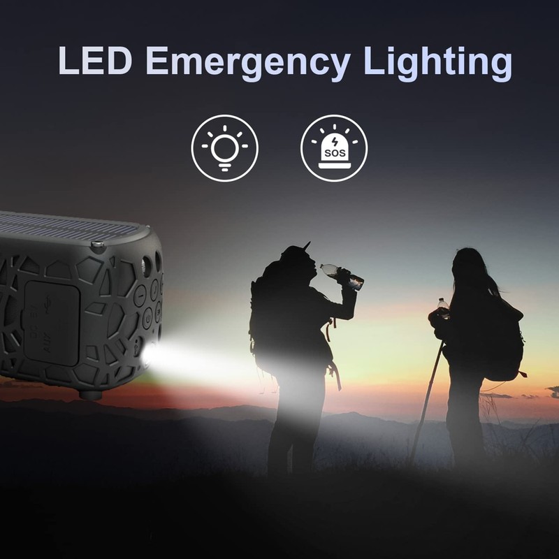 4smarts Solar Wireless Stereo Speaker Endless Summer Black