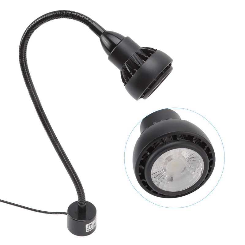 White Light Machine Tools Light 9W Flexible Gooseneck LED Work