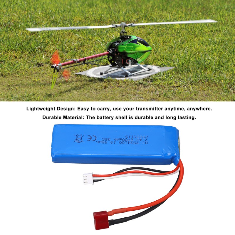 7.4V 2700mAh Battery Li Po Overcharge Short Circuit Protection Light