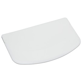 KitchenCraft Plastic Dough Cutter and Scraper, White, 13.5 x 9 cm