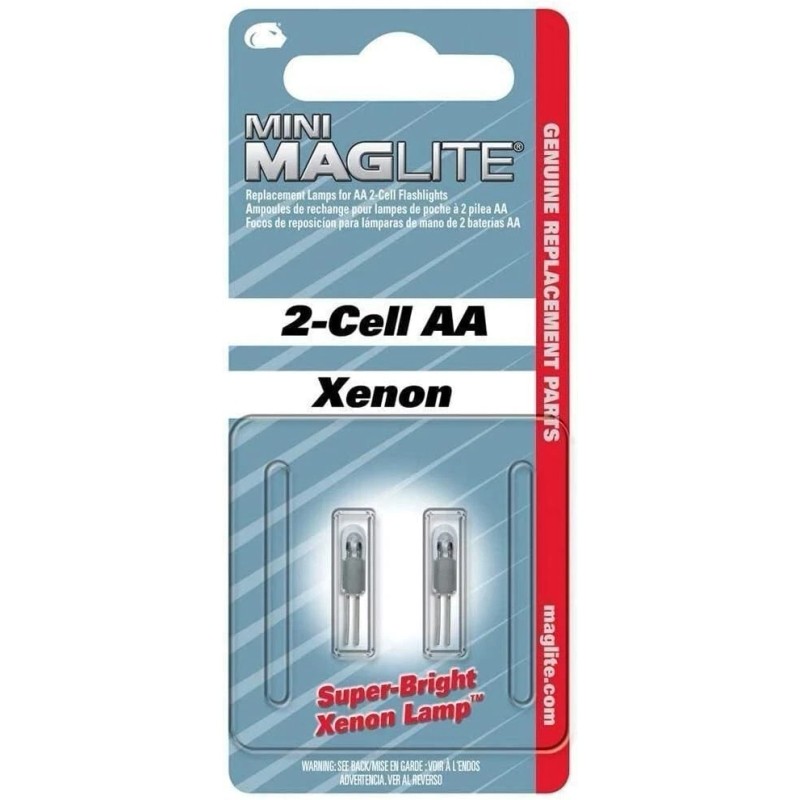 Mag-Lite Maglite Replacement Lamps for 2-Cell AA Mini Flashlight, 2