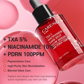 PDRN Serum TXA 5% Niacinamida 10% Rosa – Cuidado de la Piel Coreano Mancha Oscura, Ácido Hialurónico, Vitamina B5, Pantenol, Ceramida – Tono de Piel I