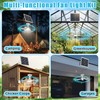 Grinsvalley 1 Set Solar Ceiling Fan with Light, 12w Solar