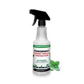 Powermint Peppermint Oil Rodent Vehicle Protection Spray (16 Oz) for Vehicle Engines and Interiors - Cars, Trucks, RVs, and Boats
