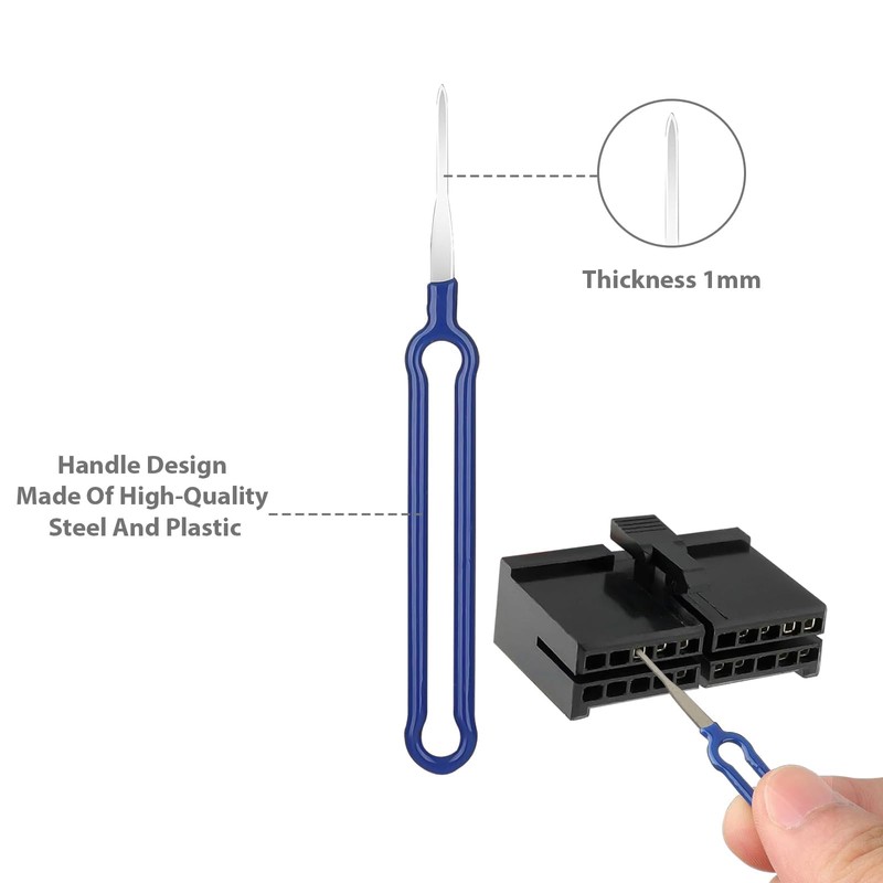 CLKE 36 PCS Terminal Removal Tool Kit, Pin Extractor Tool,