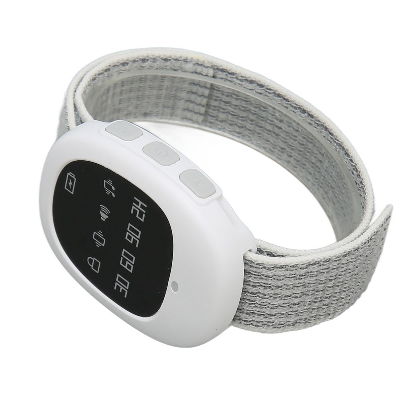Wireless Bedwetting Alarm 4 Timing Music Vibration Bedwetting Sensor Watch