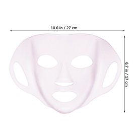 Beaupretty 5 Pcs Silicone Facial Mask Reusable Facial Mask Skincare Facial Mask Silicone Skin Mask Covers Moisturizing Face Wrap