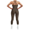 SUUKSESS Women 2 Piece Workout Sets Compression Tummy Control Leggings