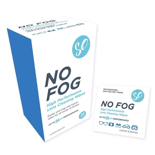 3 x So No Fog - Anti Fog Lens Wipes