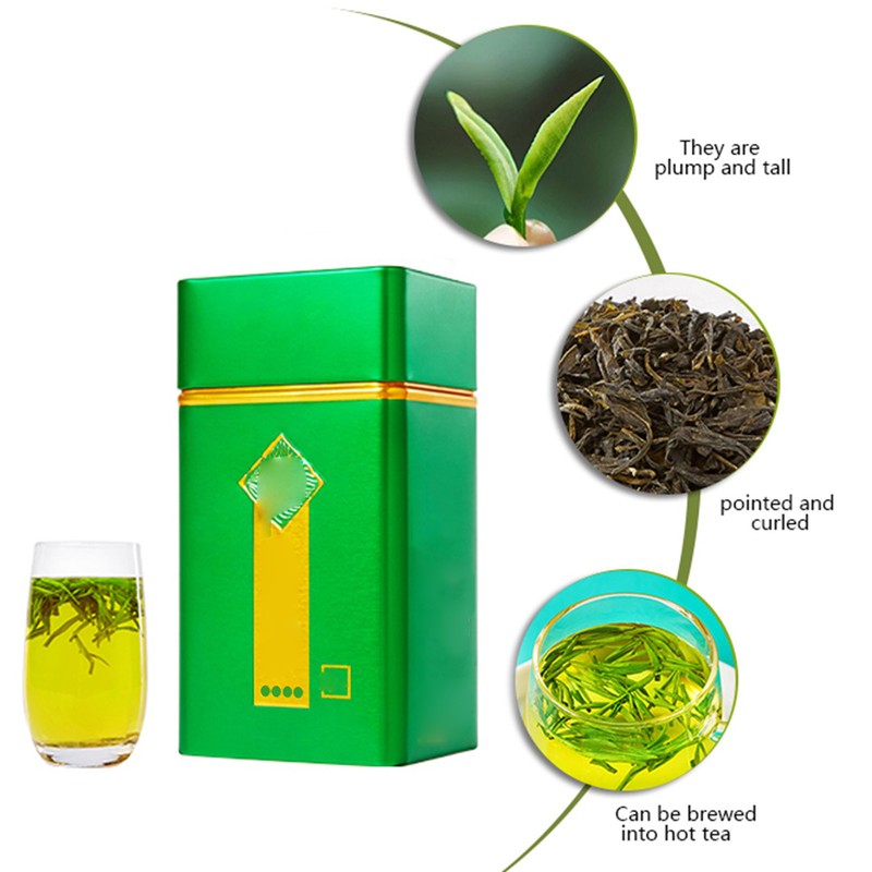 Maojian Tea Canned Baked High Mountains Organic Chinese Green Tea
