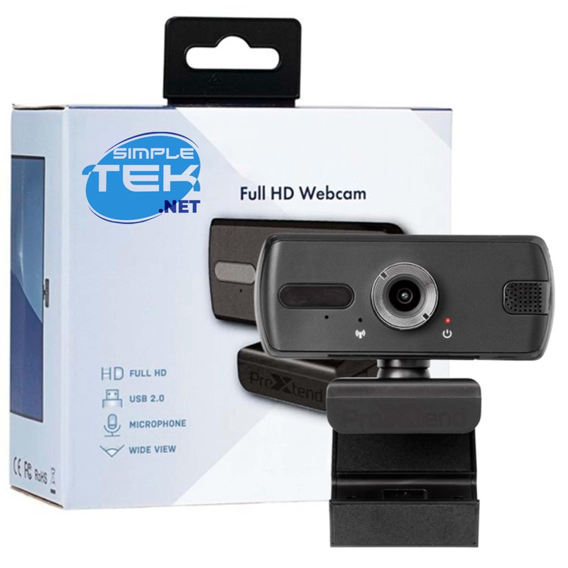 SIMPLETEK - Full HD 3.0 MegaPixel USB Webcam | Integrated