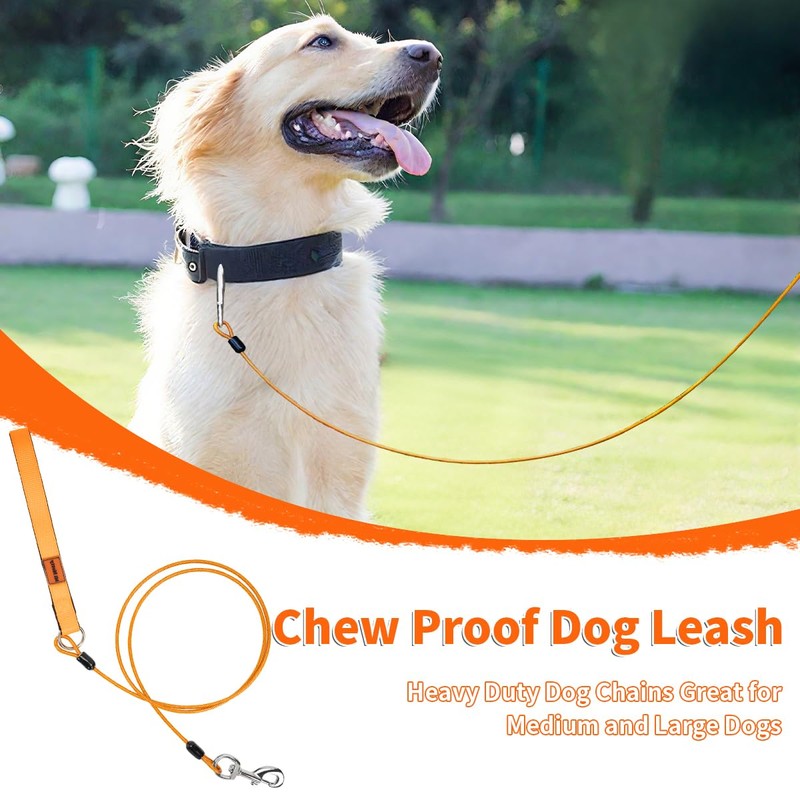Mi Metty Short Dog Leash - Heavy Duty-12”/24”Short Chew Proof
