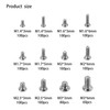 woshilaoDS 1140 Pcs Tiny Screws for Electronics, M1.4 M1.6 M1.7