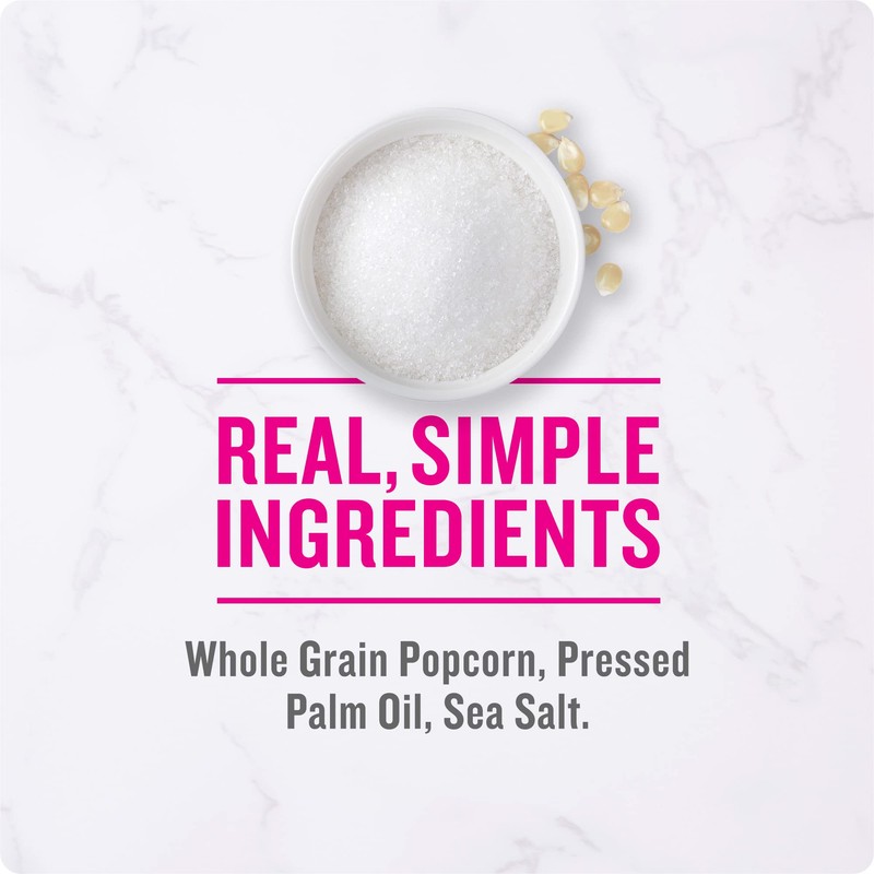 Angie's BOOMCHICKAPOP Sea Salt Microwave Popcorn, 3.29 oz., 6-Count Bags