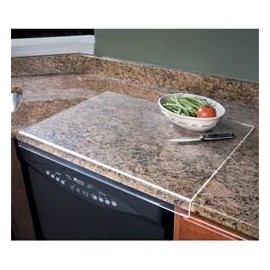 16 X 18" ACRYLIC CUTTING BOARD WITH COUNTER LIP
