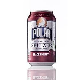Polar Black Cherry Seltzer Water 12oz Cans 2/12 Packs