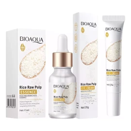 Veraly Duo Serum Y Crema Ojos Arroz Hidratante 2 Pzs Cuidado Facial