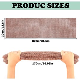 African Net Sponge Bath African Exfoliating Net Cleaning African Net Bathing Sponge Back Scrubbers Shower Body Cleaning Spa Massage Bath Towel Back Scrubber for Women Men Shower (1 Pcs/Brown)