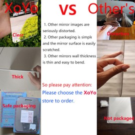 APHUIME Fogless Shower Mirror (11inX7.48in), Anti-Fog Frameless Wall Hanging Makeup & Shaving Bathroom Accessory (Large, Shaver Hook)