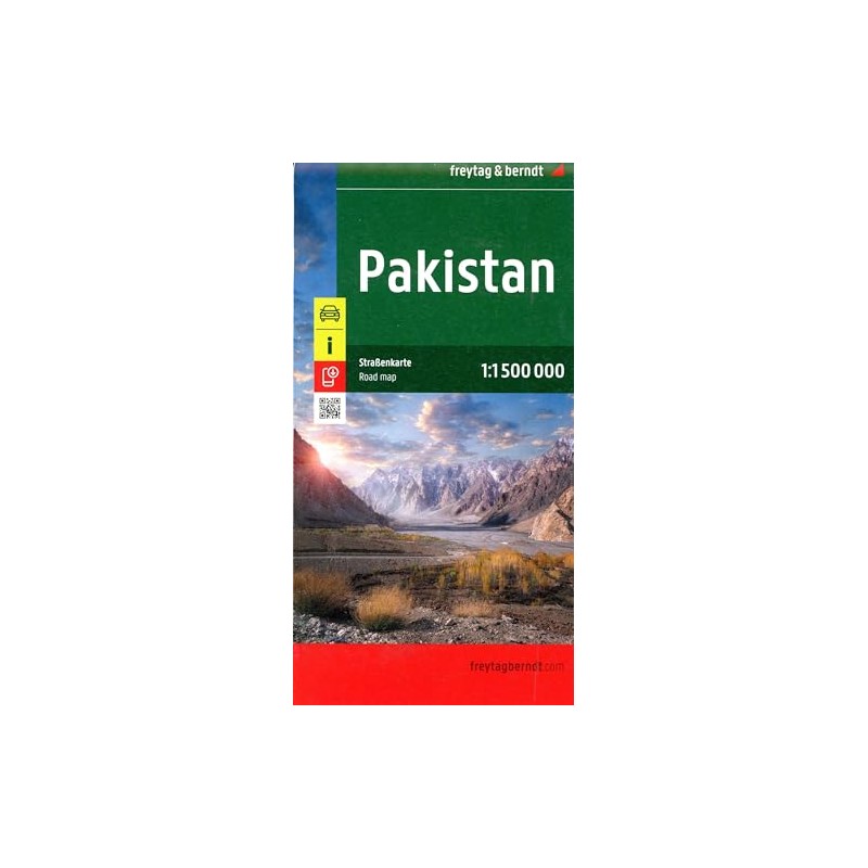 Pakistan Road Map 1:1,500,000 scale