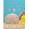 Cagari Sand Dollar Anklets Bracelets for Women, 925 Sterling Silver