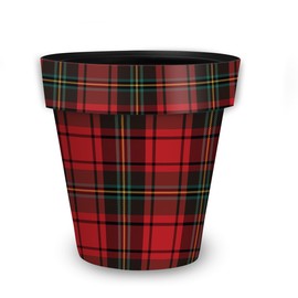 Briarwood Lane Holiday Plaid Medium Planter