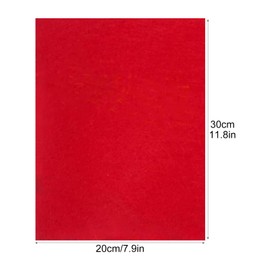 Felt for Crafts, Pack of 30 Craft Felt 20 x 30 cm Colourful Felt Sheets for Handmade DIY Crafts Sewing Party Decorations (Colour: Multi-Colour)