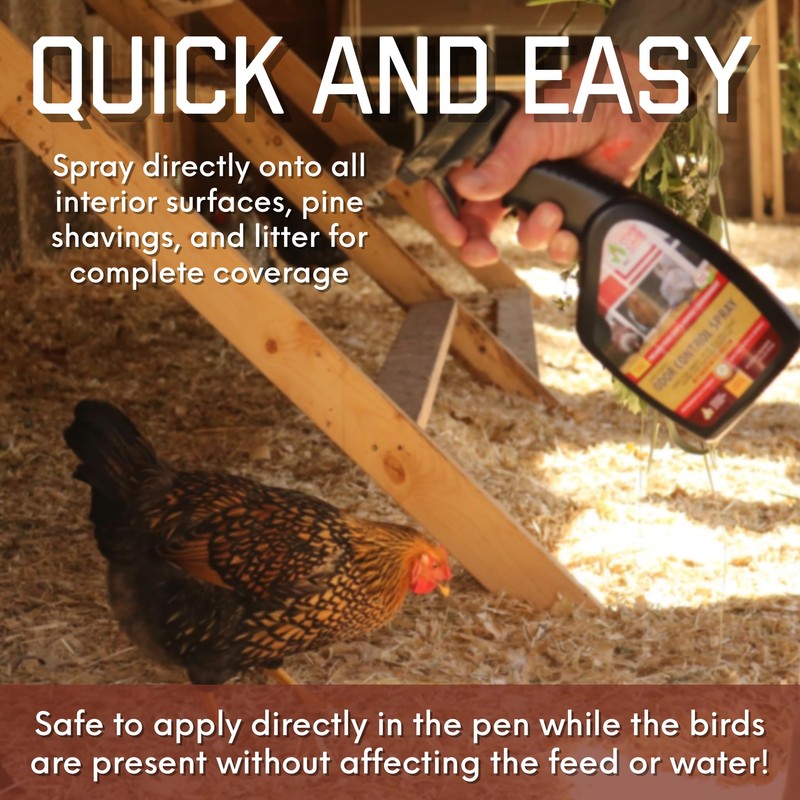 Chick Fresh Odor Eliminator for Backyard Chickens. Makes 1 Gallon