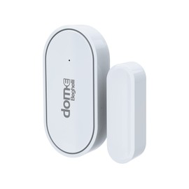Beghelli - Dom-e WiFi Door Sensor for Wireless and Intelligent Alarm System, Perimeter Alarm, Monitoring Movement of Door/Window Openings and Closes, 433 MHz