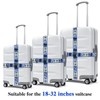 6 Pieces Luggage Straps Patterned Luggage Strap Suitcase Straps Luggage