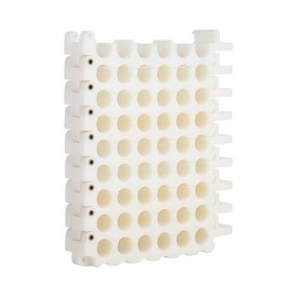 Cable Comb Tool 48-Hole Cable Dresser, Bundler and Organising Tool for Data Center, Server Rooms and Machine Room Wire Management and Organiser (6 Holes x 8 Rows, White)