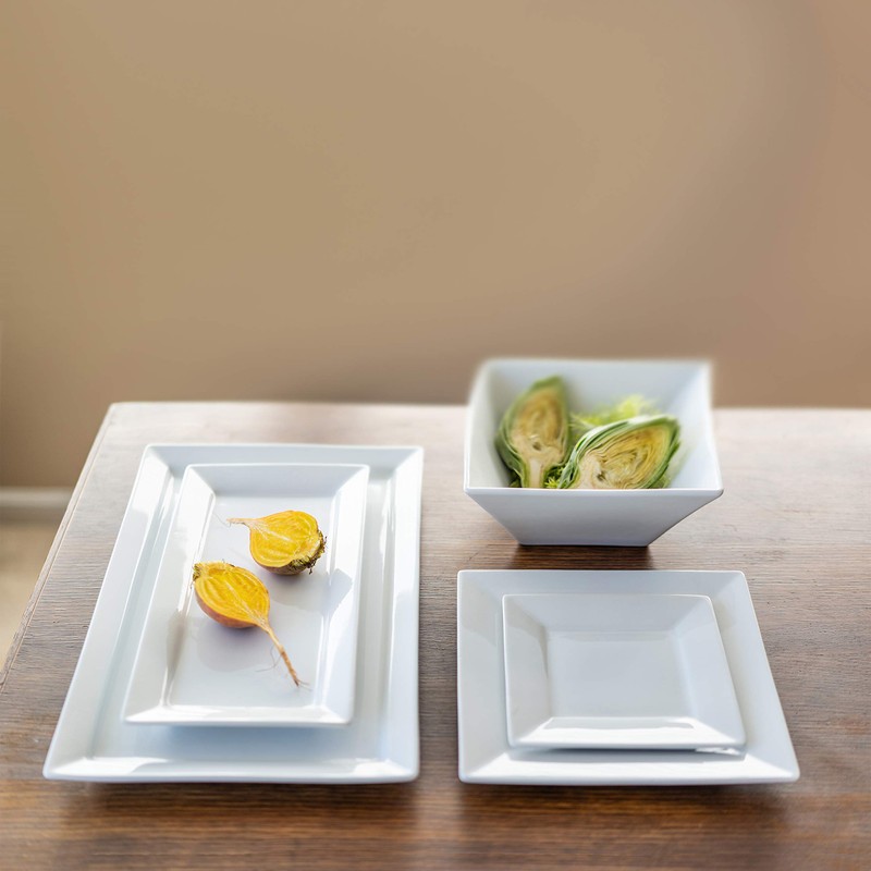 BIA Cordon Bleu Nouveau Porcelain Serving Platters, White (905171WS1SIOC)