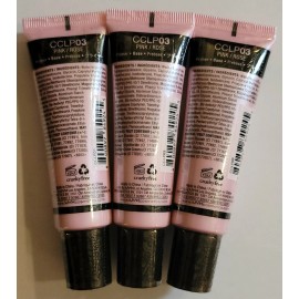 NYX 3 NYX Color Correcting Liquid Primer, CCLP03 Pink. NEW