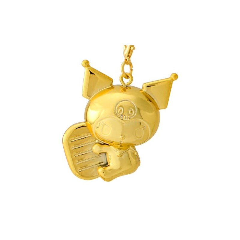 Sanrio 341835 Chrome Lanyard Keychain with Golden Roots