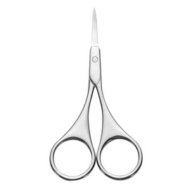 NITNASTOP Scissors, Nose Hair, Eyebrow Scissors, High Quality, Nose Cutter, Ear Hair Cutter, Eyebrow Scissors, Stainless Steel, Unisex
