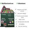Magnetic Chalkboard for Wall - Magnetic Board for Kids -