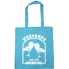 Hippowarehouse Weekends are for drinking wine Tote Shopping Gym Beach
