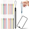 Binxus 28 Pcs Multicolor Silicone Wrist Lanyard, Keychain, Phone Camera
