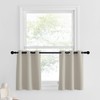 NICETOWN Natural Blackout Valances for Windows Treatment 24 Inch Length