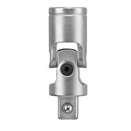 kwb Professional 1/2 Inch Universal Joint External Square with Ball Lock CV Steel Matt Chrome-Plated