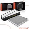 A-Premium 2-PC Engine & Cabin Air Filter with Activated Carbon