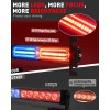 Emergency Strobe Light Bar 40 LED Dash Safety Flashing Light